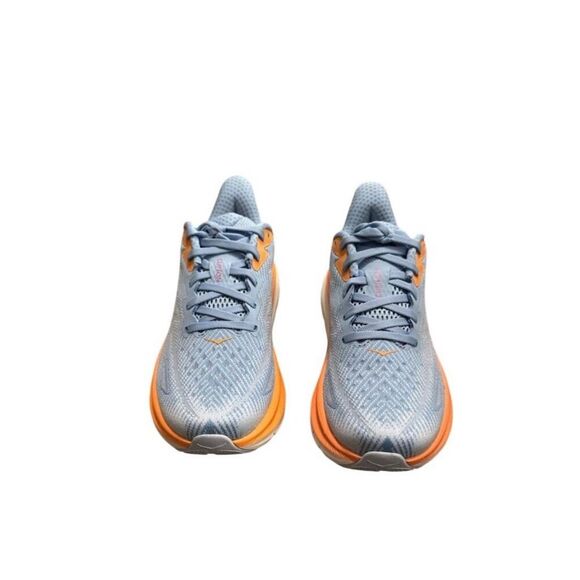 Hoka Clifton 9 Women's Running Shoes Blue/Orange Size 6.5B Sneakers - Picture 2 of 12